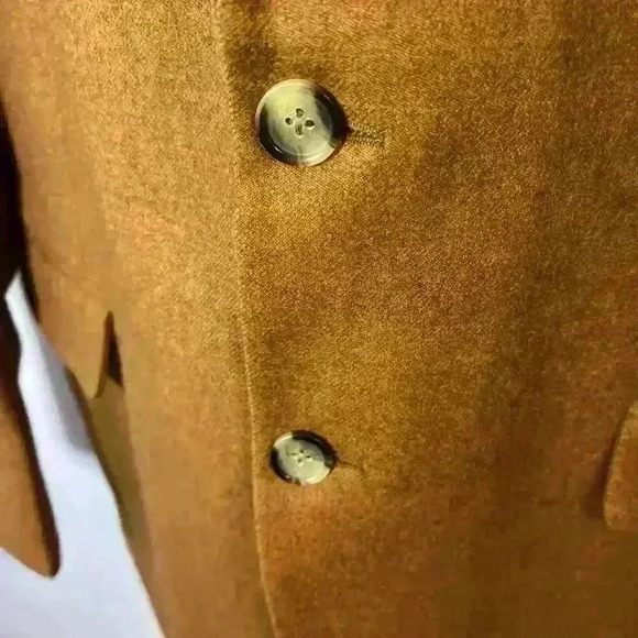 Studiosuits Hand Crafted Melange Rust Tweed Jacket Blazer Mens 44” 100% Wool - Picture 3 of 10